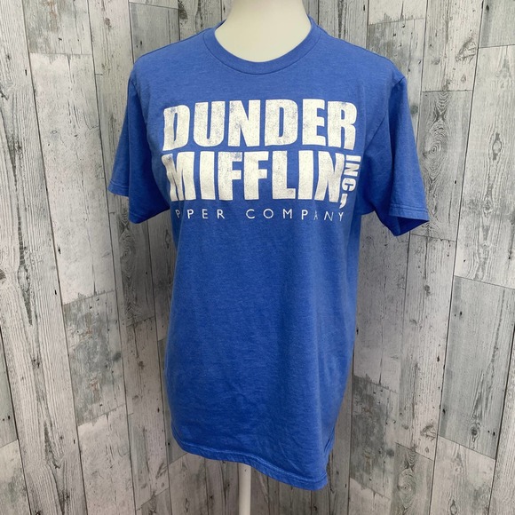 The Office Womens Medium Dunder Mifflin PolyCotton Short Sleeve Crew Neck Tee - Picture 1 of 5